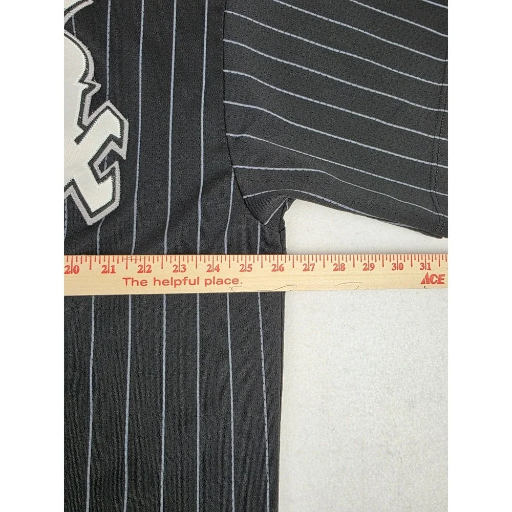 Vintage Chicago White Sox x Majestic Blank Sewn/Stitched Jersey Black‎ USA 2XL